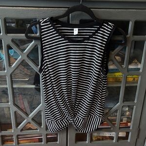 BP Monochrome Striped Tank Top
